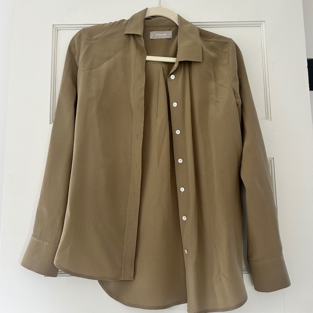 Everlane silk blouse